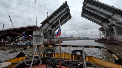 Разводной пролёт Большого Смоленского моста будет самым широким в Петербурге