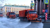 500 тысяч кубометров воды потратили на уборку улиц Петербурга с начала сезона