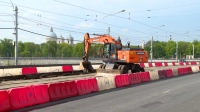 Ремонт моста Александра Невского изменил схему движения в центре Петербурга