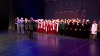 «Одна на всех — Победа»: уникальный хор «Жителей блокадного Ленинграда» выступил в ТЮЗе