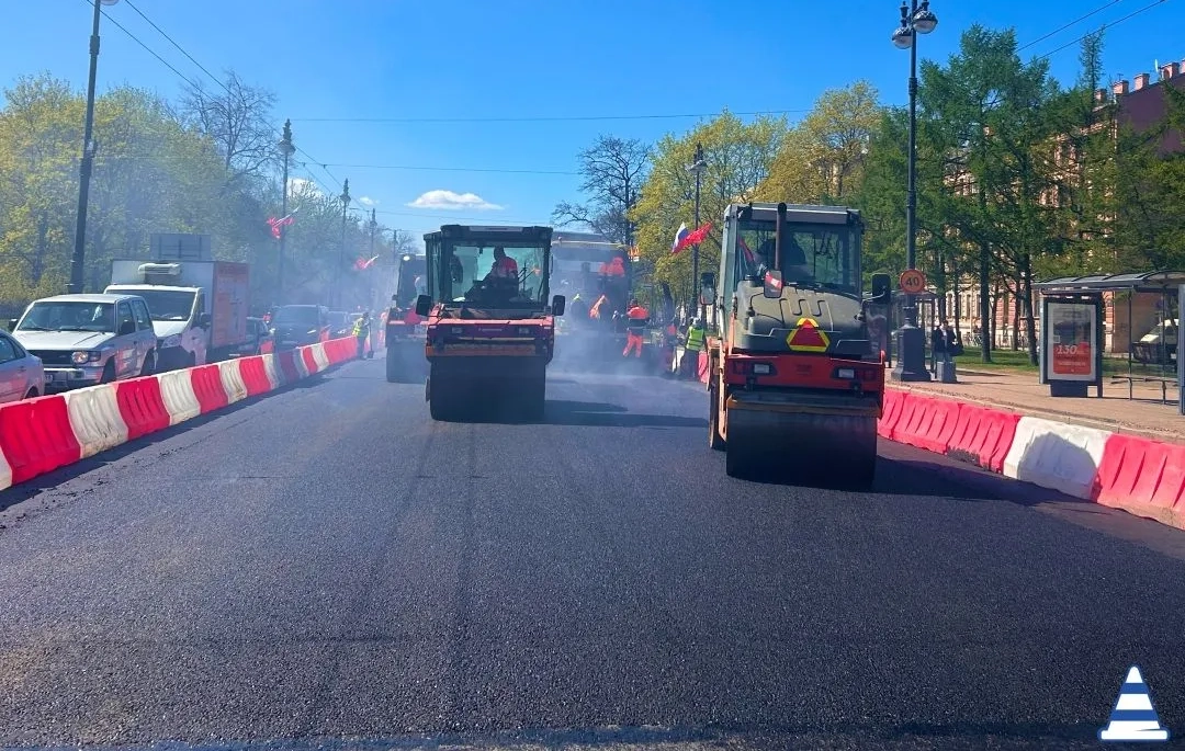 Более 3 километров дорог обновляют на Васильевском острове - tvspb.ru