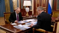 В ходе двусторонней встречи Александр Беглов доложил Владимиру Путину о выполнении поручений