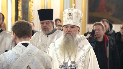 Александр Беглов поздравил митрополита Санкт‑Петербургского и Ладожского Варсонофия с днём рождения