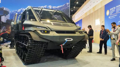 На ПМЭФ-2026 представили вездеход-амфибию Visuva T8