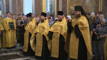 В Казанском соборе прошел молебен в рамках празднования 600-летия со дня основания первого монашеского поселения на Соловках