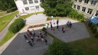 В школе №10 на Васильевском острове открылось новое пространство — «Чайкин сквер»