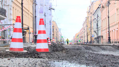 Невский перекрыли на две недели