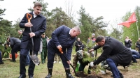 В Петербурге в рамках акции «Сад памяти» высадили почти 7,5 тысяч деревьев и около тысячи кустарников
