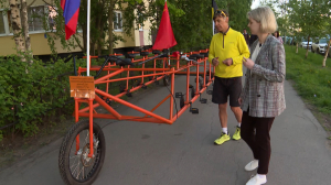 Самый большой в мире трёхколёсный велосипед, «тяни-толкай» и другие «переизобретённые» велосипеды петербургского умельца