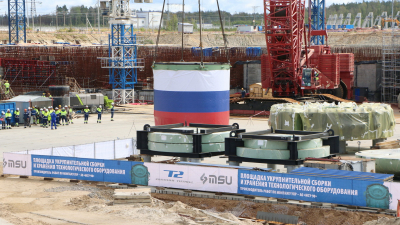 На строящемся четвёртом энергоблоке ЛАЭС-2 смонтировали ловушку расплава