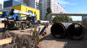 Реконструкция тепломагистрали на проспекте Большевиков в Невском районе