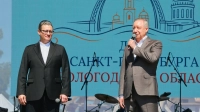 Александр Беглов: На Кремлевской площади Вологды открылся фестиваль петербургской культуры