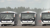 В Пулково полностью обновили парк перронных автобусов