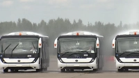 В Пулково полностью обновили парк перронных автобусов