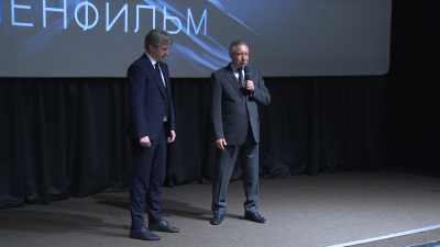 Александр Беглов представил коллективу киностудии «Ленфильм» нового генерального директора Дмитрия Давиденко