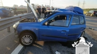 Полиция проверяет смертельную аварию на кольцевой в Ленобласти