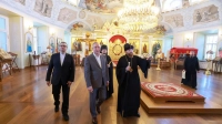 Александр Беглов и Георгий Филимонов посетили Воскресенский собор в Вологде
