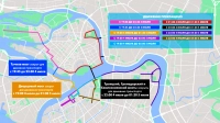 Где в Петербурге перекроют движение из-за марафона «Белые ночи»