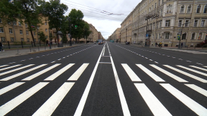 Невский вернулся: ремонт участка главного проспекта города от Исполкомской улицы до площади Александр Невского завершён