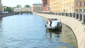 Генеральная уборка на воде: как проходит покос водорослей на реках и каналах Петербурга