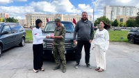 Петербургские активисты «Народного фронта» передал в зону СВО автомобиль