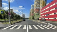 В Красногвардейском районе завершили ремонт улицы Корнея Чуковского