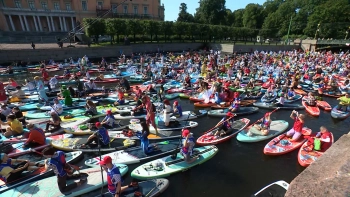 В Петербурге завершился самый большой в Европе фестиваль SUP-серфинга