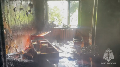 В Ленобласти в Первомайском при пожаре погибли три человека