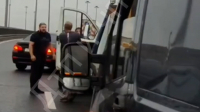 Драка на КАД попала на видео: водители заговорили о подставе