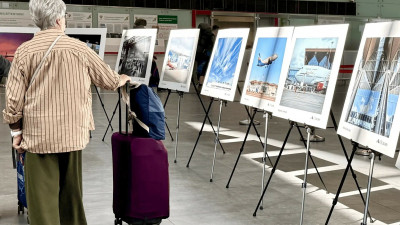 В Пулково открылась фотовыставка ко Дню Воздушного флота