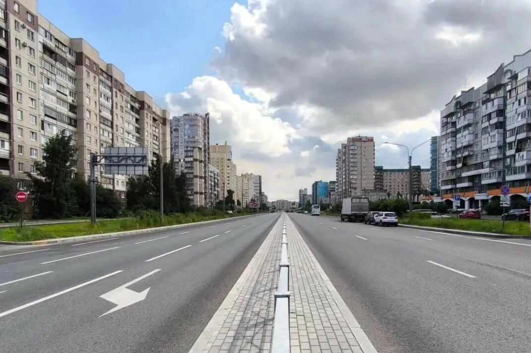 В Невском районе отремонтировали улицу Латышских стрелков и проспект Пятилеток - tvspb.ru