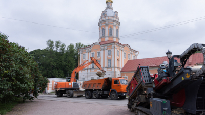 В Александро-Невской лавре завершили реконструкцию водопроводных сетей