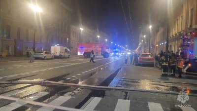 Ранг пожара на 1-й линии Васильевского острова повысили до номера 2