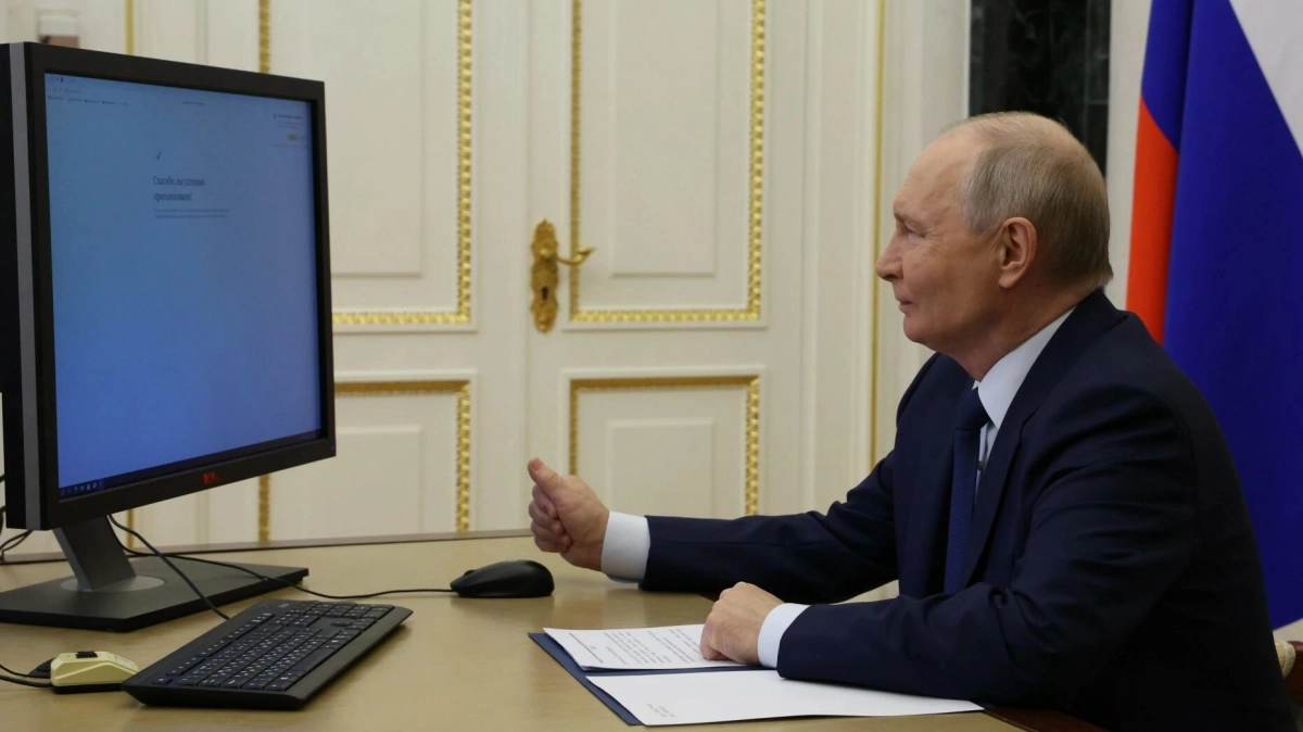 Владимир Путин проголосовал онлайн на выборах - tvspb.ru