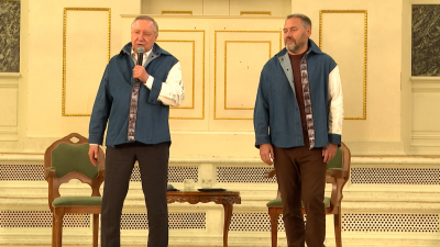 Александр Беглов и Александр Бельский напутствовали делегацию Петербурга перед Международным фестивалем молодёжи