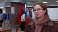 Студентка Анастасия Герасимова:  Я считаю важным голосовать, потому что хочу сделать выбор, который в будущем принесёт пользу моей стране