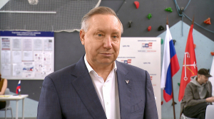 Губернатор Санкт-Петербурга Александр Беглов и председатель Законодательного собрания Александр Бельский проголосовали в первый день выборов