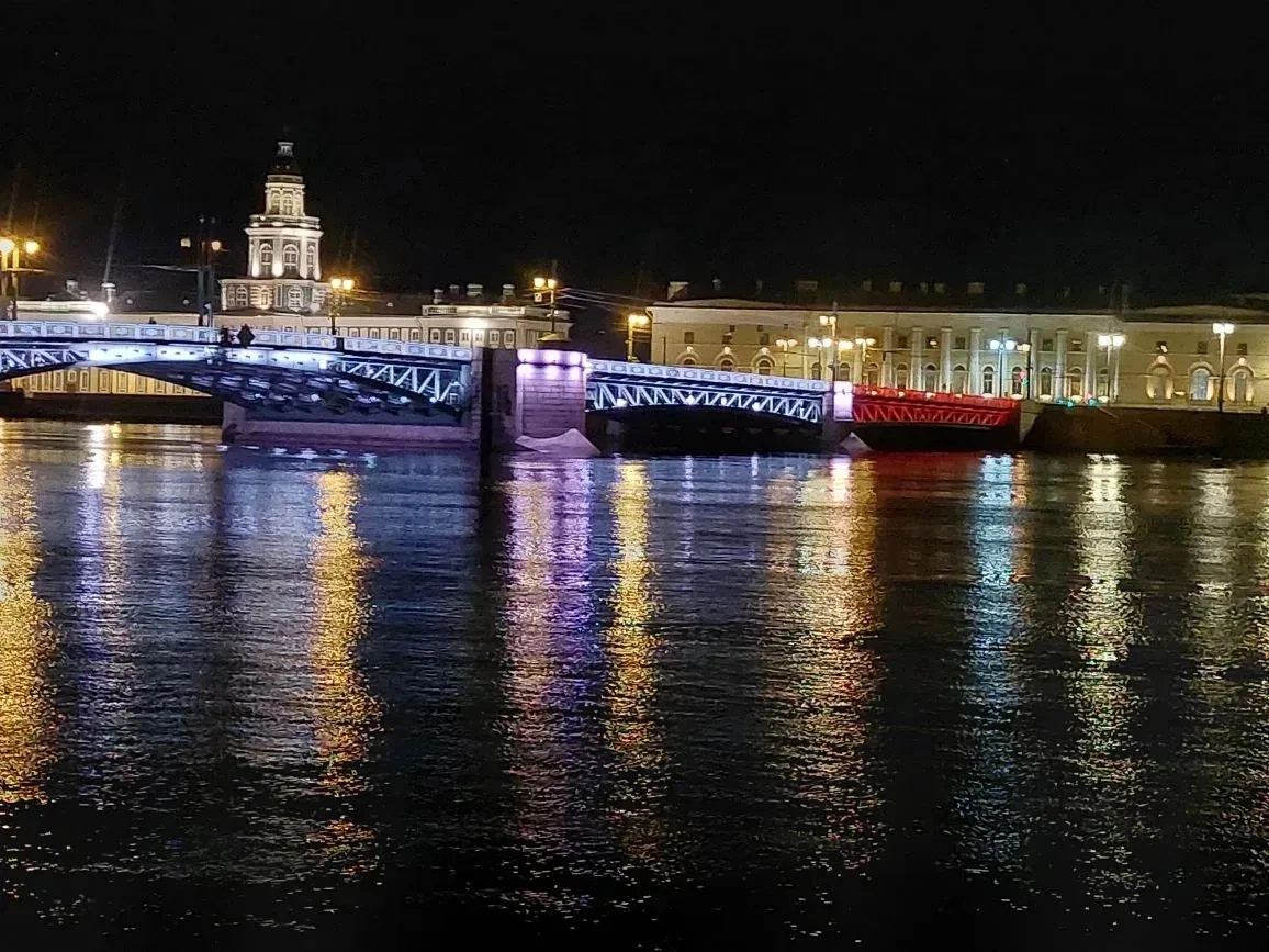 Дворцовый, Троицкий мосты и мост Бетанкура подсветят в честь юбилея Росгвардии - tvspb.ru