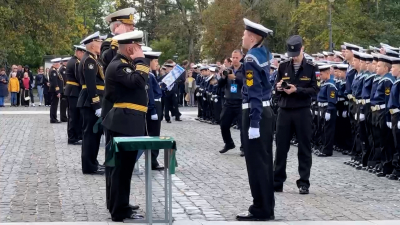В Кронштадте прошла церемония посвящения в кадеты морского военного корпуса имени адмирала Ф.Ф. Ушакова