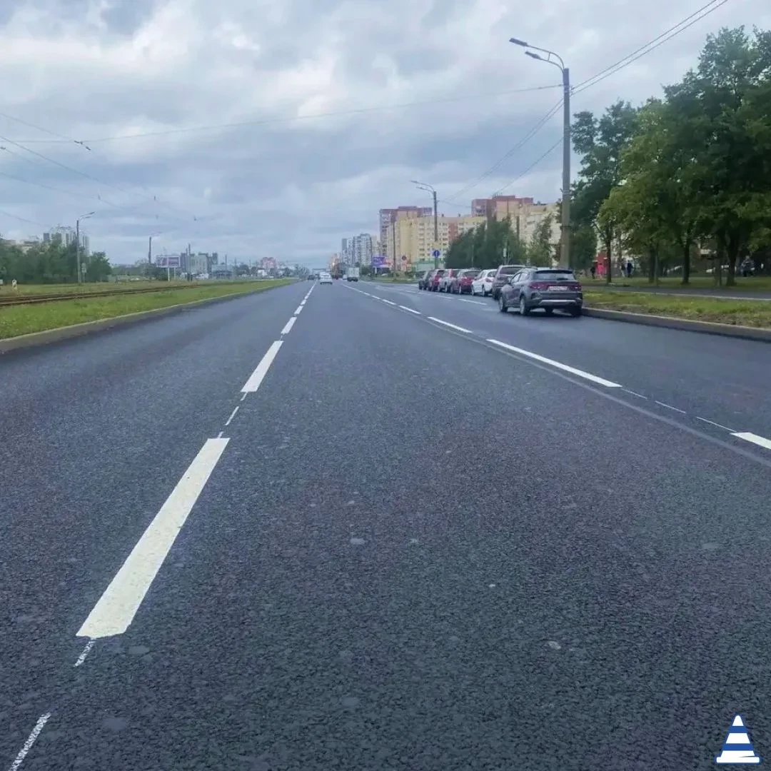 Во Фрунзенском районе завершили ремонт 2,5-километрового участка Бухарестской улицы - tvspb.ru