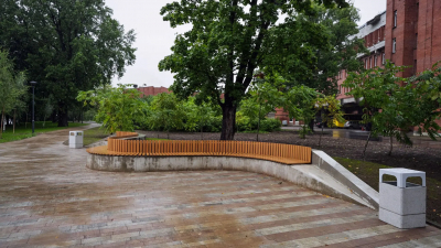 В Сестрорецке ко дню города открыли два обновленных сквера у воды