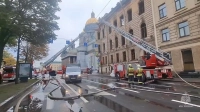 Пожар в особняке Миллера в центре Петербурга ликвидирован