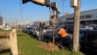 На Туристской улице в Петербурге обновят освещение