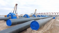 В Лахтинской гавани начали прокладывать подводный газопровод через Невскую губу