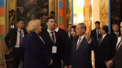 Китайскому премьеру показали Янтарную комнату и Китайский зал Екатерининского дворца