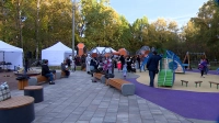 На улице Танкиста Хрустицкого благоустроили сквер
