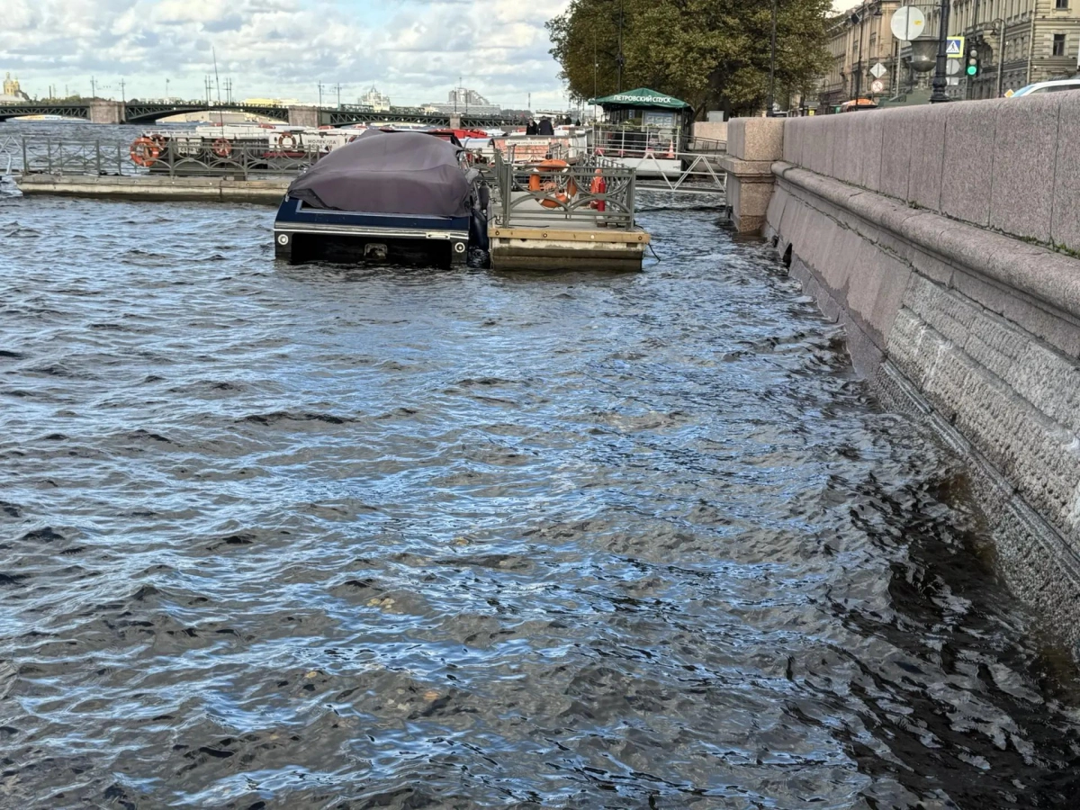 Уровень воды в Неве продолжает держаться выше нормы - tvspb.ru