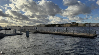 Нева обновила годовой рекорд: вода поднялась до 122 сантиметров