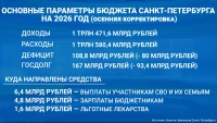 Доходы выросли на 9,8 млрд: Александр Беглов рассказал о корректировках бюджета Петербурга